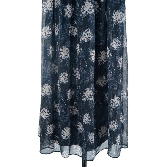 JOIE Mini Dress Womens Small High Neck Lined Sleeveless Floral Flowy - Picture 7 of 8